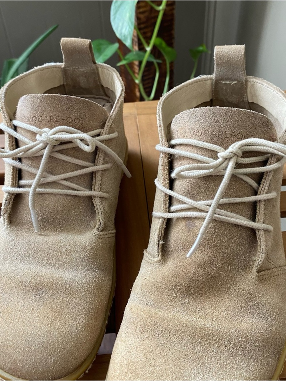 Vivobarefoot Gobi III soft honey beige suede leather barefoot desert shoe boot - Picture 3 of 9